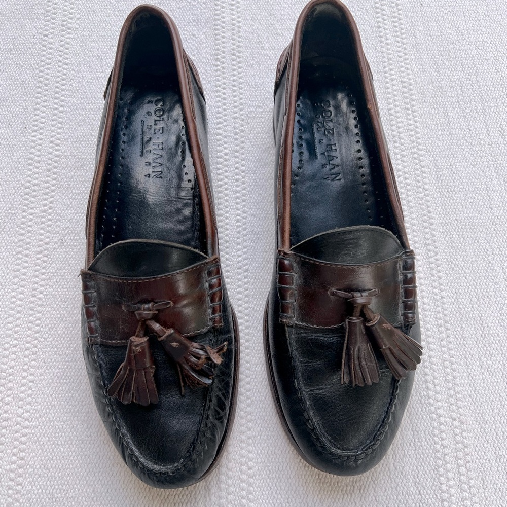 Cole Haan Tassel Leather Loafers Size 11